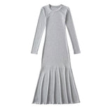 Women Dresses Stretch Slim Temperament Dress