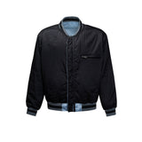 MIJKO Mens Jacket Silk Padded Unisex Baseball Jacket