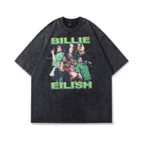 Men's T-Shirt Short-Sleeved T-shirt Men's Retro Loose