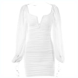 Women Dress Fashion Sexy Temperament Voile Dress