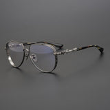 CHH Chrome Hearts Glasses Collector's Edition Pure Titanium Engraved Myopia Glasses Frame Sunglasses
