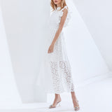 Bohemian Dress Lace Slimming Long Dress