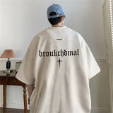 Men T Shirt Suede Heavy Summer