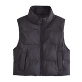 Women Cotton Coat Cotton Vest Short Loose Fashion