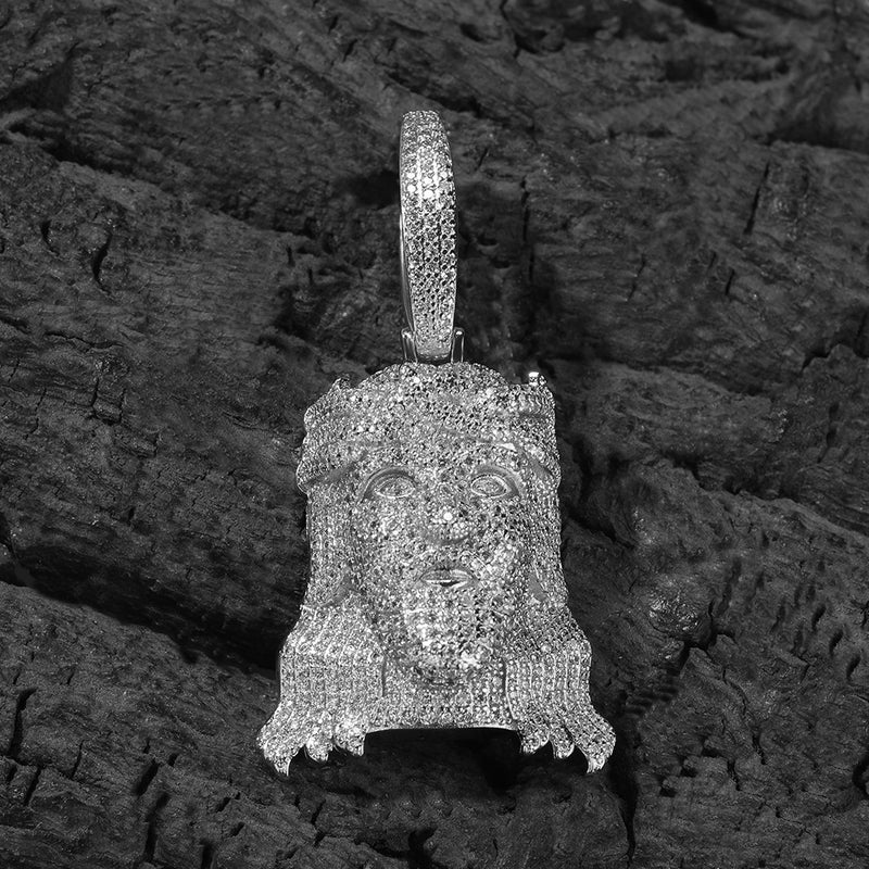 Jewelry Necklace Tide Zircon Portrait Pendant Vintage Necklace Spectrum Royalty Far East