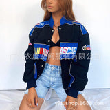 Women Jacket Sports Casual Loose Trench Coat