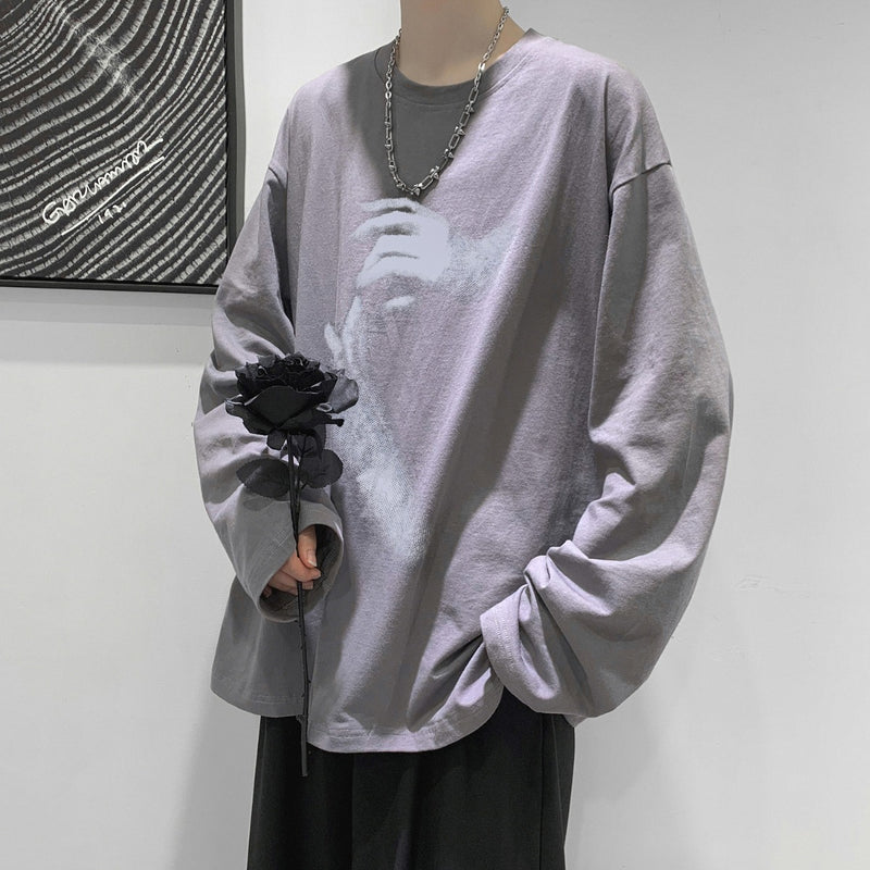 Men T Shirt Loose and Lazy Style