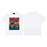Synaworld T Shirts central cee Classic Coin Letter Print Casual Loose T-Shirt