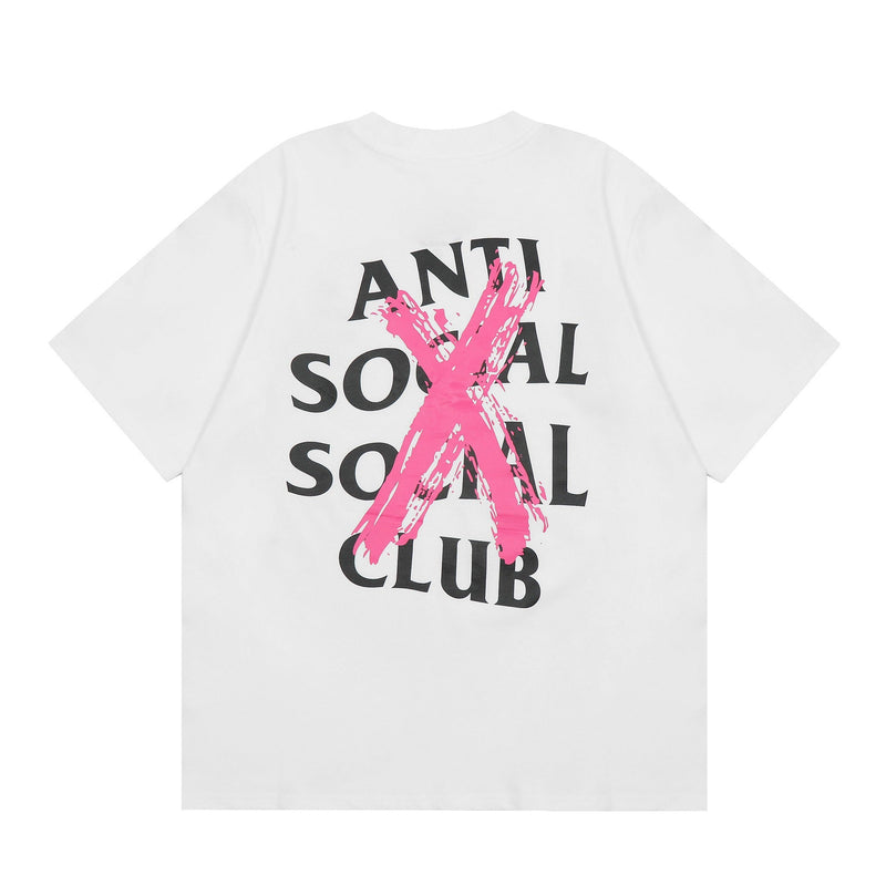 ANTI SOCIAL CLUB T-Shirt Printed Casual Short Sleeve T-Shirt