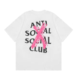 ANTI SOCIAL CLUB T-Shirt Printed Casual Short Sleeve T-Shirt