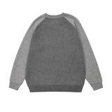 Men Sweater Sweater I Leisure Loose round Neck Knitted Sweater