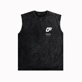 Purple Brand Distressed Tank T Shirts Distressed Sleeveless T-shirt Vest