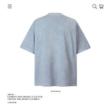 American vintage street T-shirt pure cotton retro men's and women's summer loose