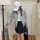 Women Knitted Cardigan Loose Knitted Cardigan