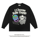 Unisex Long Sleeve Shirt Autumn and Winter Long Sleeve T-Shirt Loose