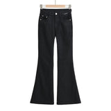 Women Jeans Slim Fit Bell-Bottom Pants
