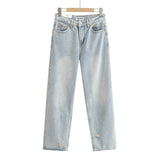 Women Jeans Hot Girl Loose Slimming Summer Distressed