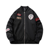 Men Vintage Jackets Vintage Towel Fleece Embroidered Jacket Baseball Suit Flight Suit