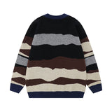 Women Sweater Vintage Knitted Top Idle Style Oversize