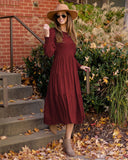 Women Dress Elegant Retro Dress