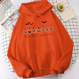 Happy Halloween Pumpkins Tis The Beason Casual Hoodies