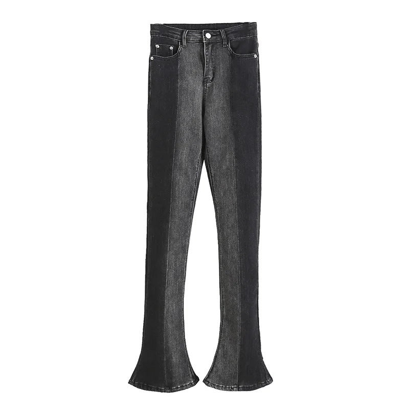 Women Jeans Flared Jeans Slim Stretch Slim Fit