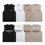 Fog Essentials tank spring summer FOG letter crew neck casual vest