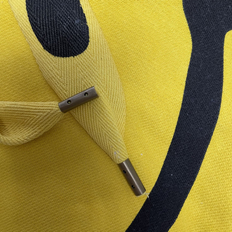 Kapital Hoodie Hitian Hehong Hoodie Pullover Drawstring Loose Printed Long Sleeve Smiley Sweater