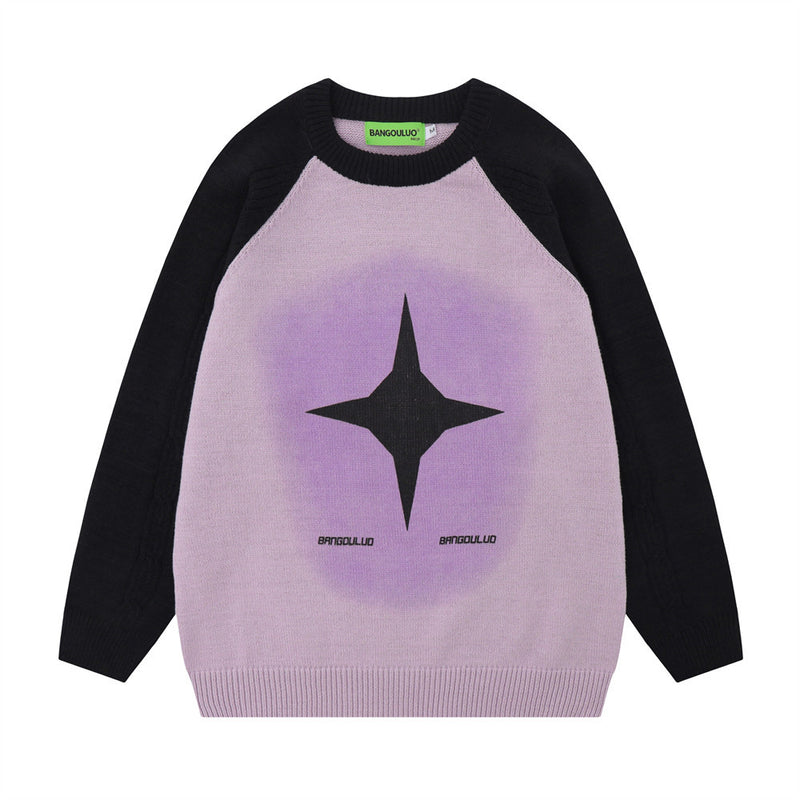 Men Sweater Niche Cross XINGX Inkjet Printed Sweater