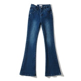 Women Jeans Slimming Retro Fashion Flared Pants