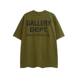 Gallery Dept T Shirts Summer Vintage Los Angeles Gallery Dept Summer Letter Printing Men and Women
