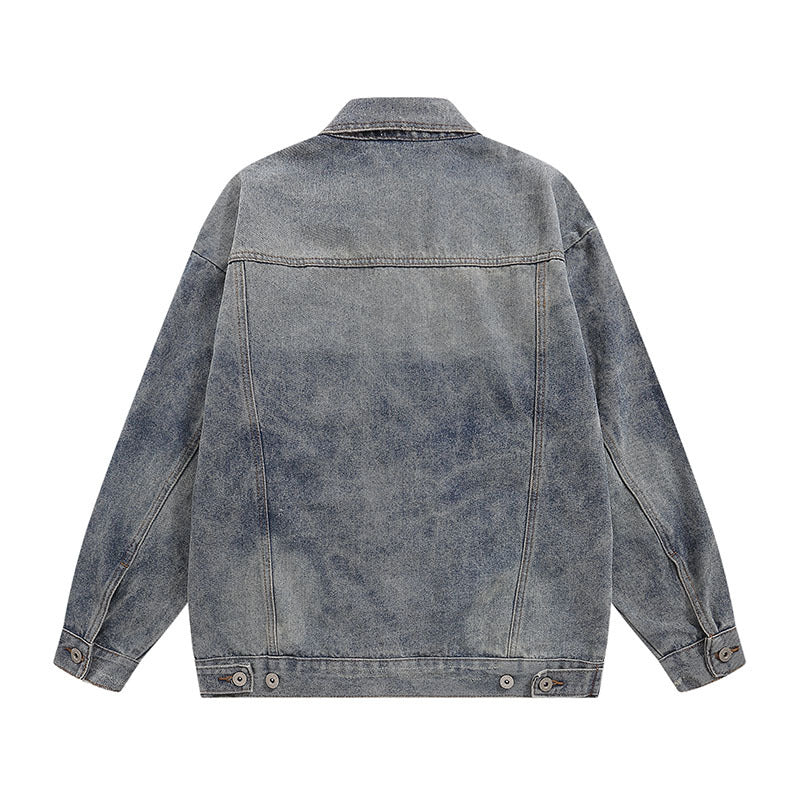 Women Jackets Vintage Denim Jacket Vintage Distressed