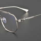 CHH Chrome Hearts Glasses Versatile Pilot Vintage Myopia Glasses Frame