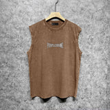 Purple Brand Distressed Tank T Shirts Distressed Sleeveless T-shirt Vest