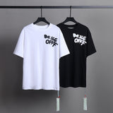 Ow T Shirts Printed Male and Female Trendy Brand Short Sleeve