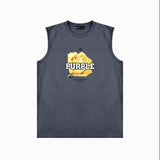 Purple Brand Tank T Shirts Sleeveless T-shirt Vest