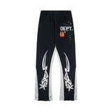 Gallery Dept Sweatpants T Hand-painted splashed ink letter splicing casual trousers