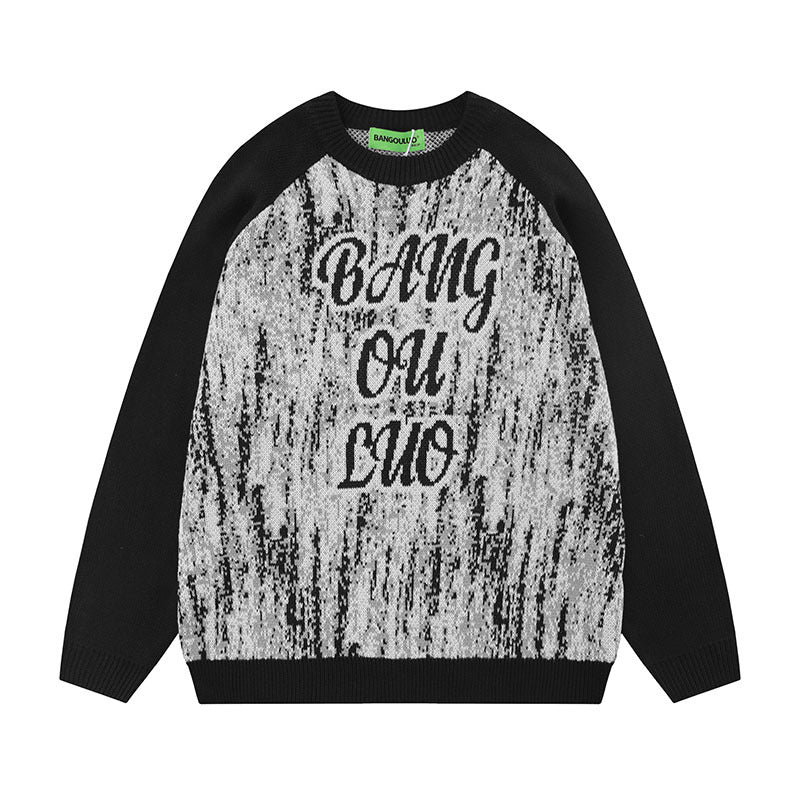 Women Sweater Knitted Top Men and Women Street Knitted Pullover