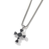 Jewelry Hip Hop S925 Silver Zirconium Claw Crosses Spectrum St. Valentine's Royalty