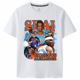 Basketball Star OKC Thunder NO.2 SGA Alexander Print Cotton