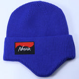 Stussy Hat Winter Knitted Hat Men's and Women's Warm Ear Protector Outdoor Wool Hat