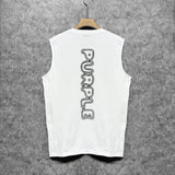 Purple Brand Tank T Shirts Sleeveless T-shirt Vest