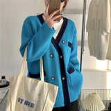 Women Pullover Sweater Loose Temperament Sweater
