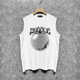 Purple Brand Tank T Shirts Sleeveless T-shirt Vest