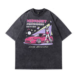 Men T-Shirt Vintage Spider Print