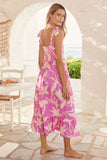Women Dress Beach Vacation Tied Dress