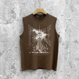 Purple Brand Tank T Shirts Sleeveless T-shirt Vest