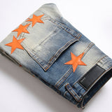 Amiri Jeans Stars Ripped Jeans