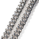 Jewelry 20mm Colorful Luminous Cuban Chain Copper with Zircon Spectrum St. Valentine's