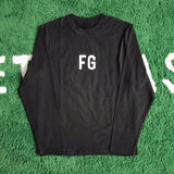 Fog Fear of God Essentials T Shirt Long Sleeve inside-out Wear High Street Bottoming Shirt